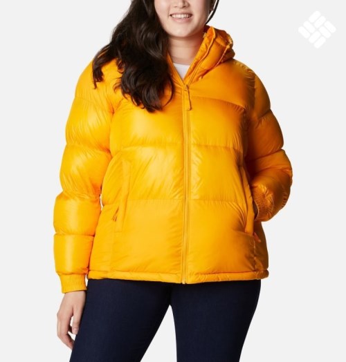 Women's Columbia Pike Lake II Insulated Jackets Yellow | Plus Size CA-E8543